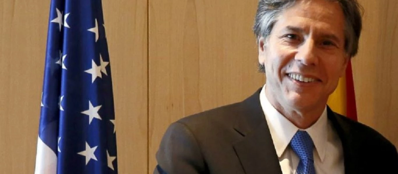 Άντονι Μπλίνκεν: «Θα εργαστώ για να συνεχίσω την εμβάθυνση των δεσμών μεταξύ των ΗΠΑ και της Ελλάδας»